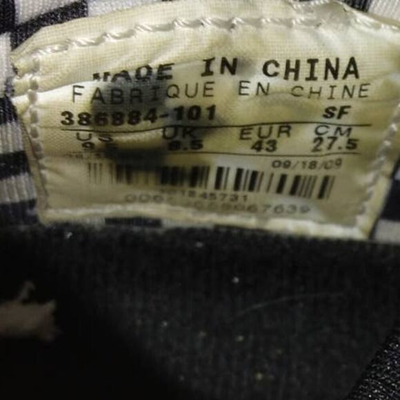 Nike Zoom Huarache Men's Pre-owned White/Black/Cream Football Cleats - sz. 9 1/2 - Picture 6 of 6